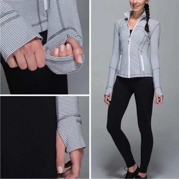 Lululemon Define Jacket Sz 12 In Tonka
Stripe Heathered Slate White - Picture 3 of 13